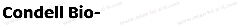 Condell Bio字体转换